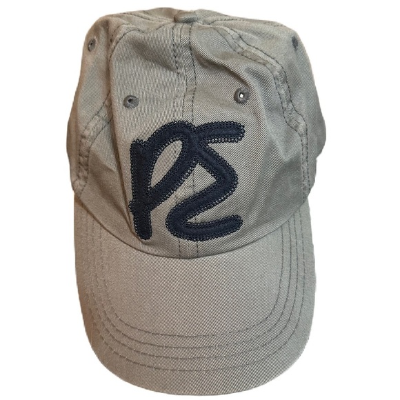 Perry Ellis Men’s Logo Baseball Cap Hat Gray Navy - Picture 1 of 8